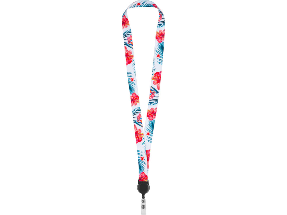 Ланъярд под сублимацию с ретрактором, 2 см