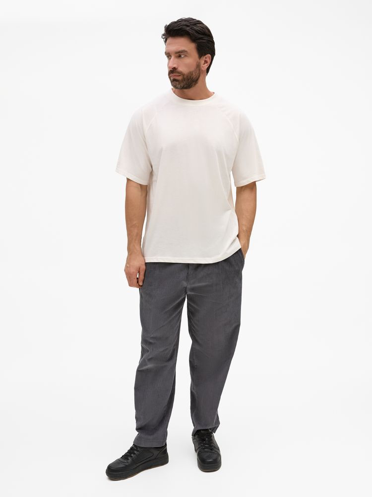 Футболка унисекс оверсайз T2, молочно-белая