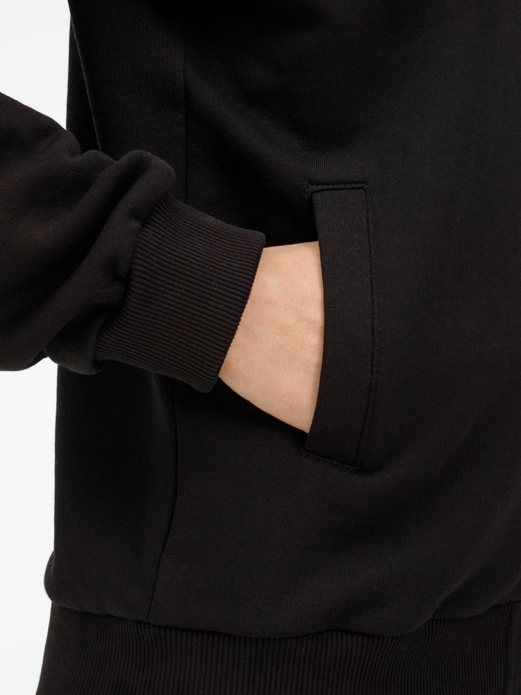 Бомбер унисекс Nuppu, черный Бомбер унисекс Nuppu, черный