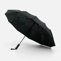 Зонт складной с УФ-защитой Ribstar, бежевый