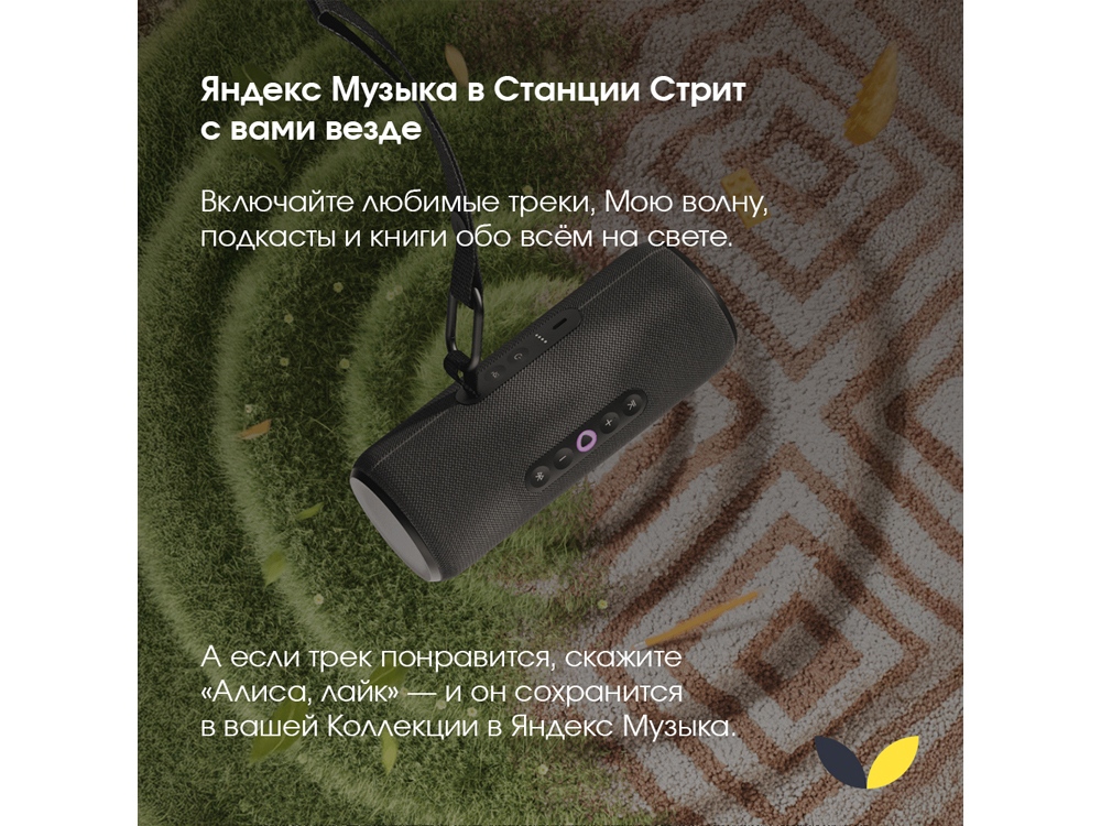 Умная колонка ЯНДЕКС Станция Стрит с Алисой