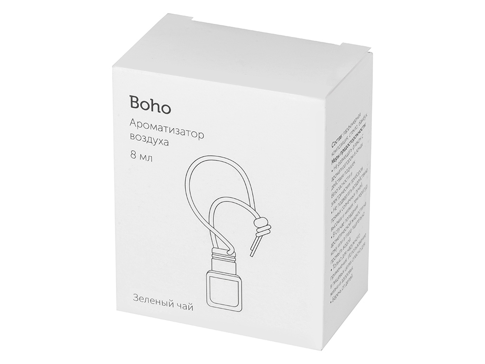 Подвесной ароматизатор воздуха Boho, зеленый чай, 8 мл Подвесной ароматизатор воздуха Boho, зеленый чай, 8 мл