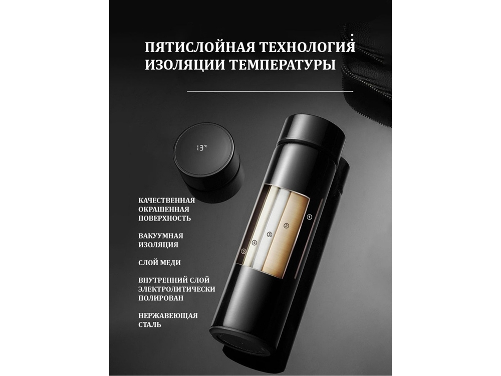 Термос с индикатором температуры LEMARK Термос с индикатором температуры LEMARK
