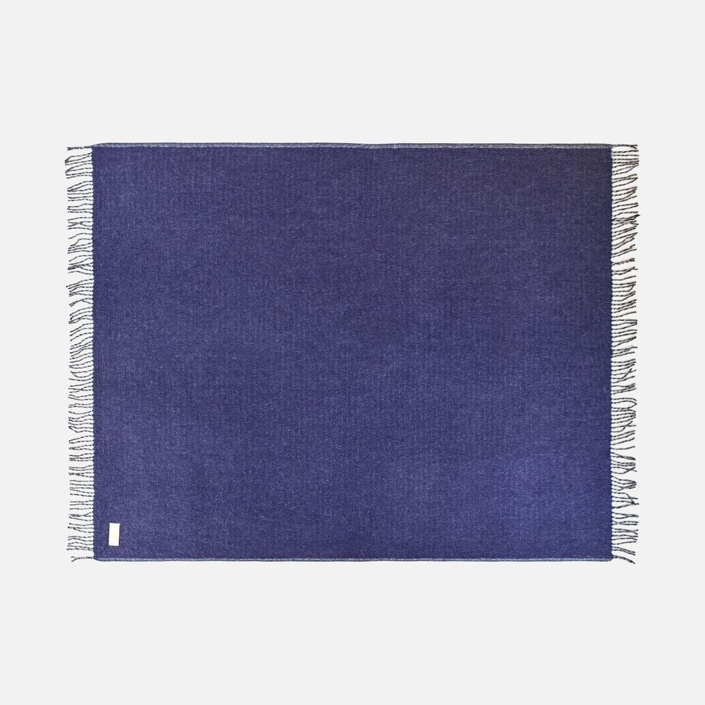 Плед Devika, синий с серым Плед Devika, синий с серым