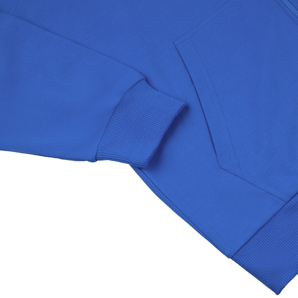 Толстовка на молнии с капюшоном Siverga 2.0, ярко-синяя Толстовка на молнии с капюшоном Siverga 2.0, ярко-синяя