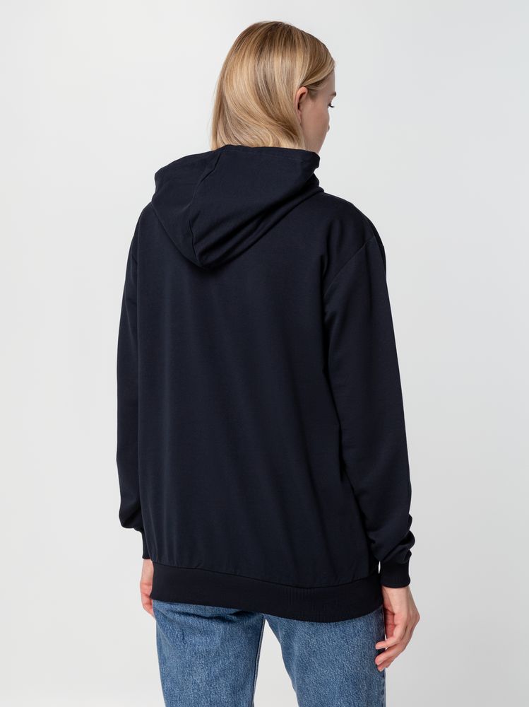 Толстовка на молнии с капюшоном Siverga 2.0, темно-синяя Толстовка на молнии с капюшоном Siverga 2.0, темно-синяя