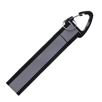 Светоотражающий брелок Flashline, серый с зеленым