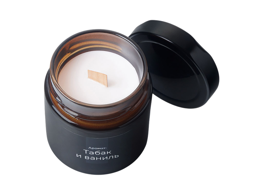 Свеча ароматическая Noella, табак и ваниль