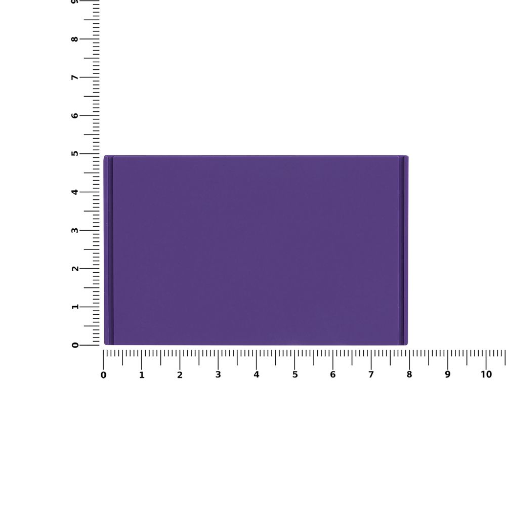 Лейбл из ПВХ Dzeta, XL, фиолетовый