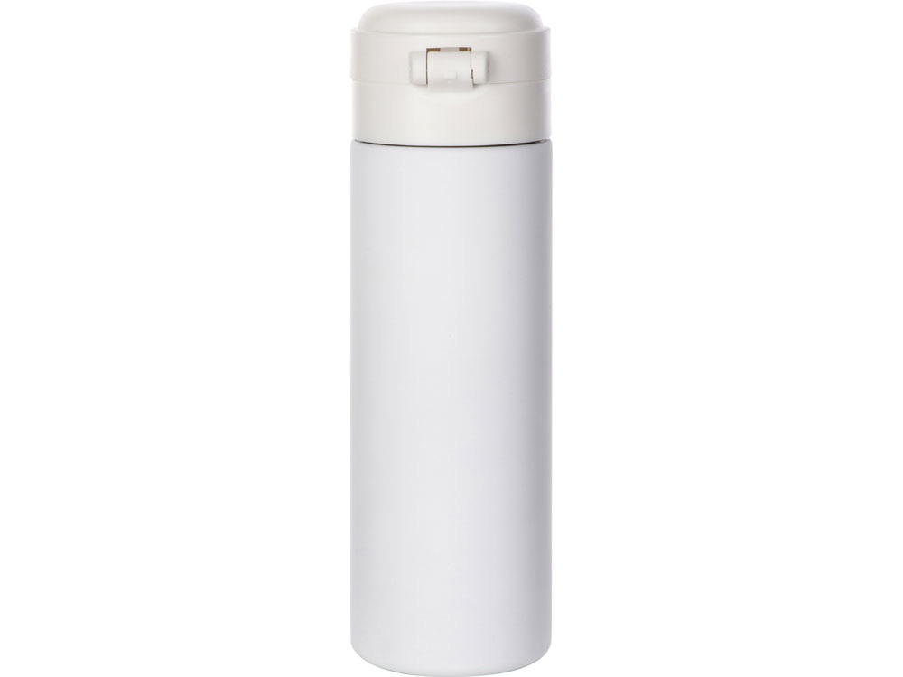 Вакуумная термокружка c кнопкой Guard, soft-touch, 400 мл, тубус