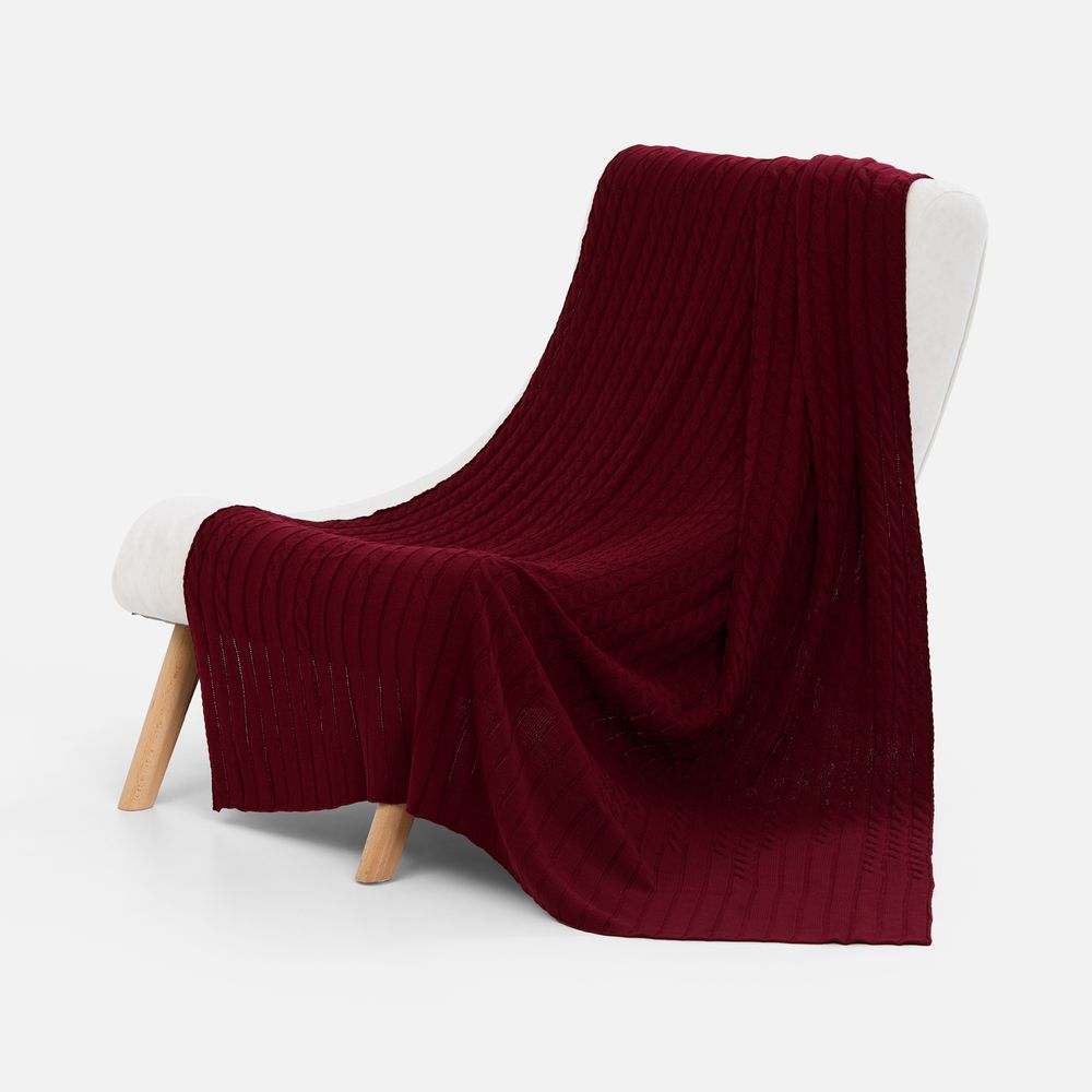 Плед Tressa, темно-зеленый