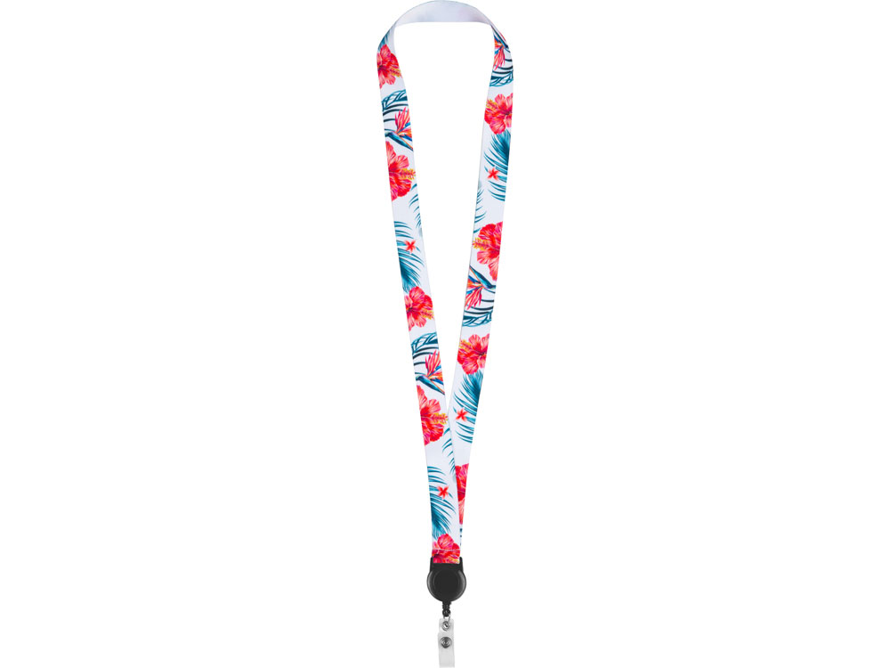 Ланъярд под сублимацию с ретрактором, 2 см