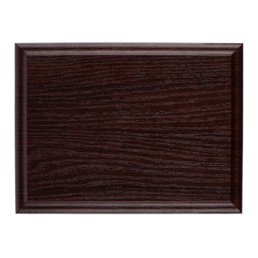 Плакетка Plaque, малая, вишня с серебристой пластиной Плакетка Plaque, малая, вишня с серебристой пластиной