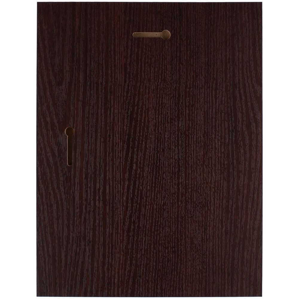 Плакетка Plaque, большая, вишня c серебристой пластиной Плакетка Plaque, большая, вишня c серебристой пластиной