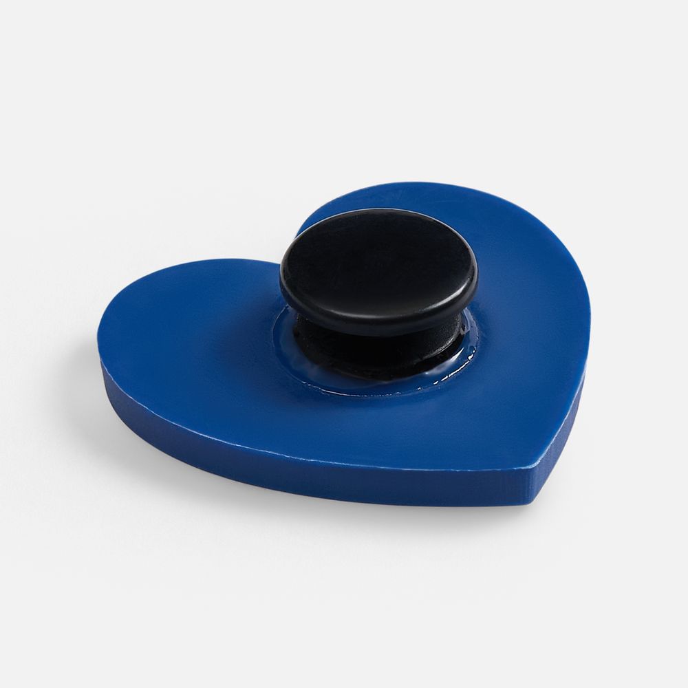 Джибитс из ПВХ «Сердце», синий