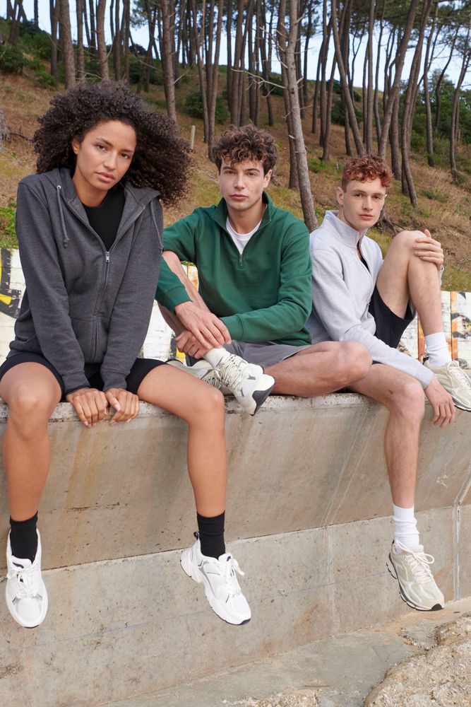 Толстовка унисекс Carter, серый меланж Толстовка унисекс Carter, серый меланж