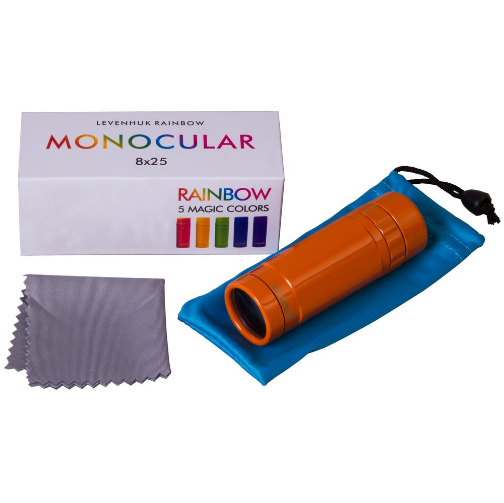 Монокуляр Rainbow 8x25, оранжевый