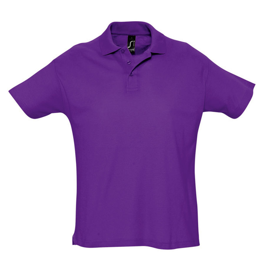 Рубашка поло мужская SUMMER II, фиолетовый, L, 100% хлопок, 170 г/м2