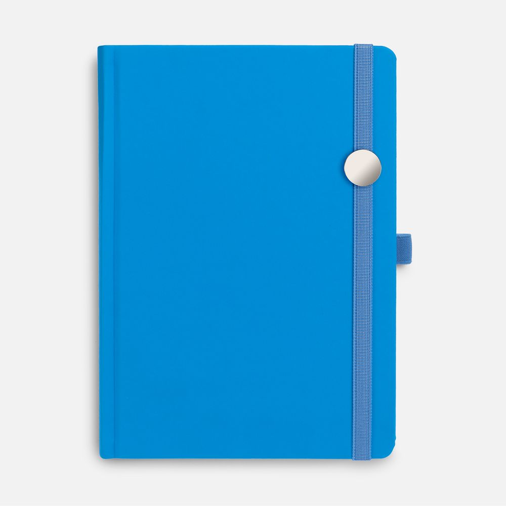 Ежедневник Favor Metal, недатированный, голубой