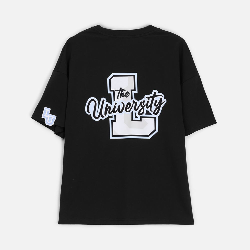 Футболка унисекс оверсайз T3, черная