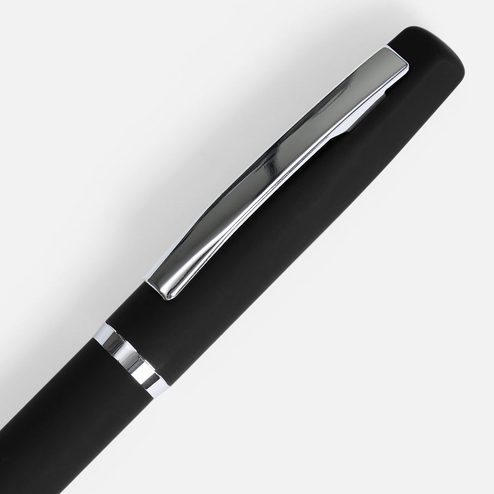 Ручка шариковая Bolt Soft Touch, черная