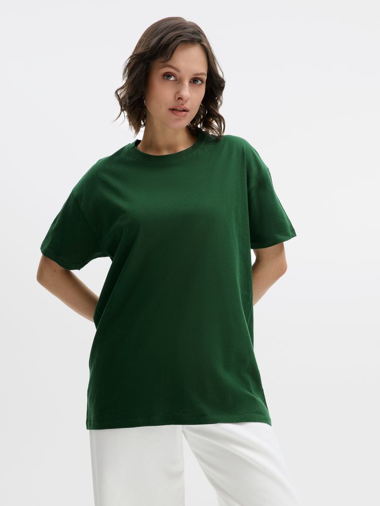 Футболка унисекс Regent 150, темно-зеленая