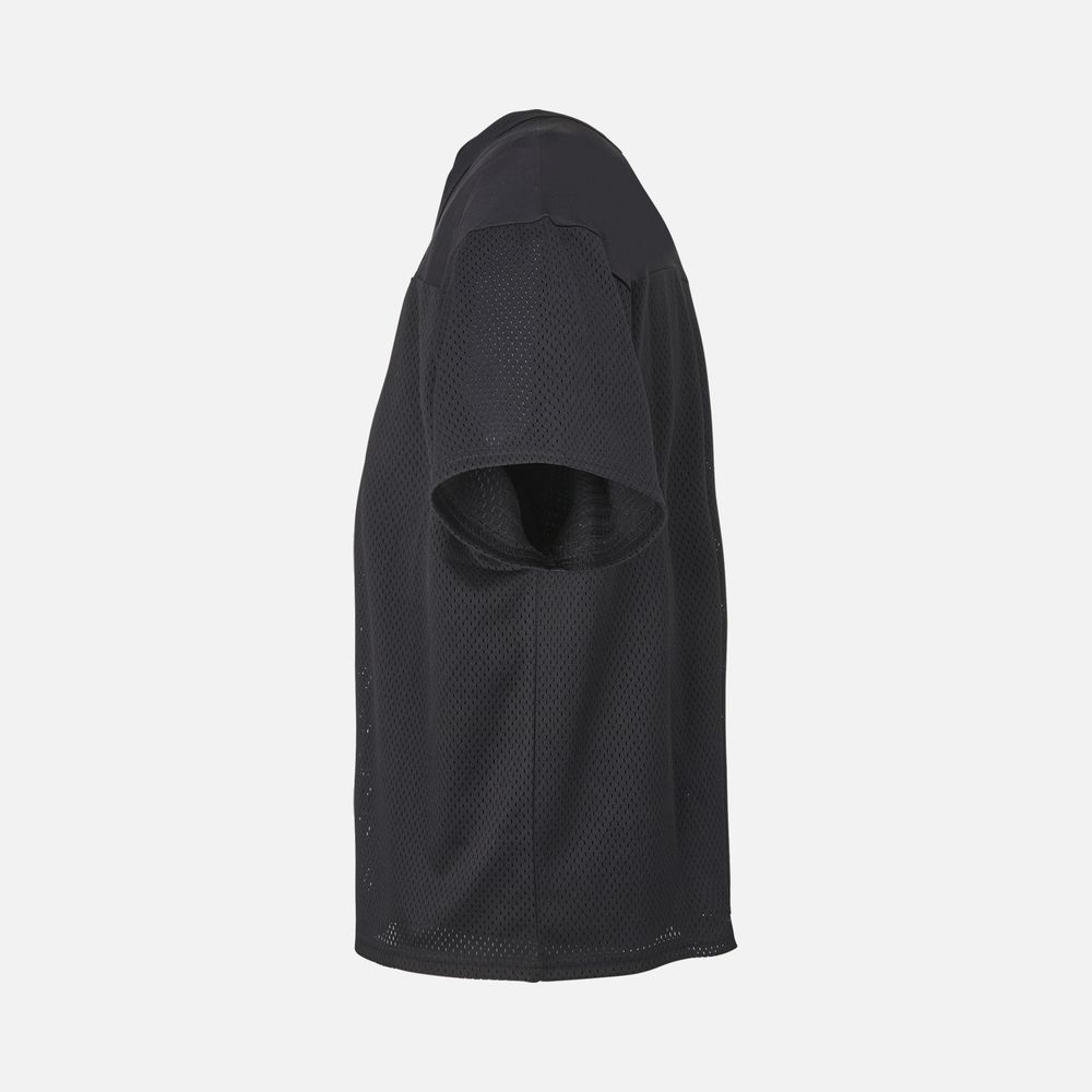 Футболка унисекс Nino с V-образным вырезом, черная