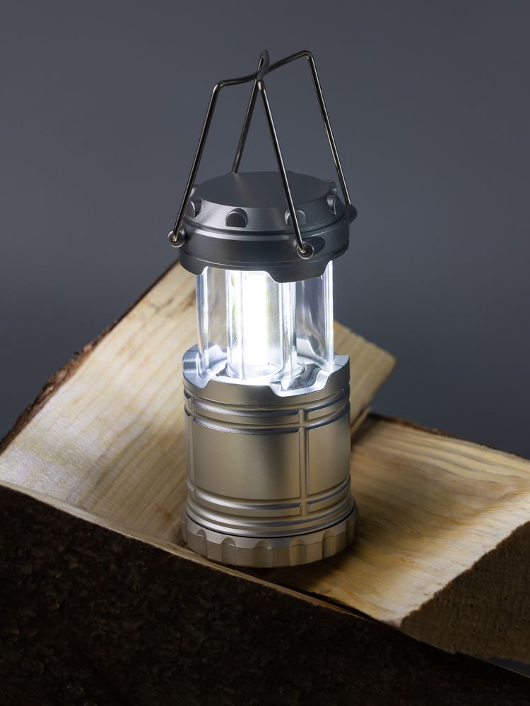 Кемпинговый фонарь Lindau, серебристый Кемпинговый фонарь Lindau, серебристый