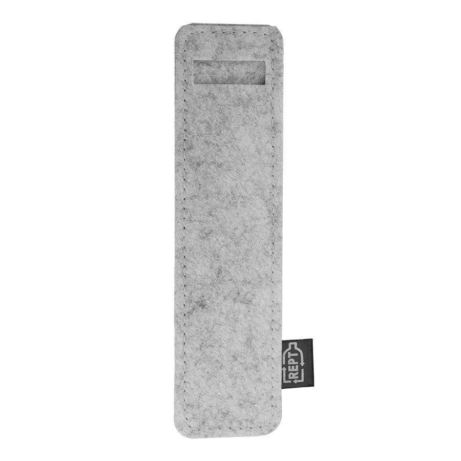 Футляр для одной ручки ELEGY 4х17 см, черный, RPET фетр