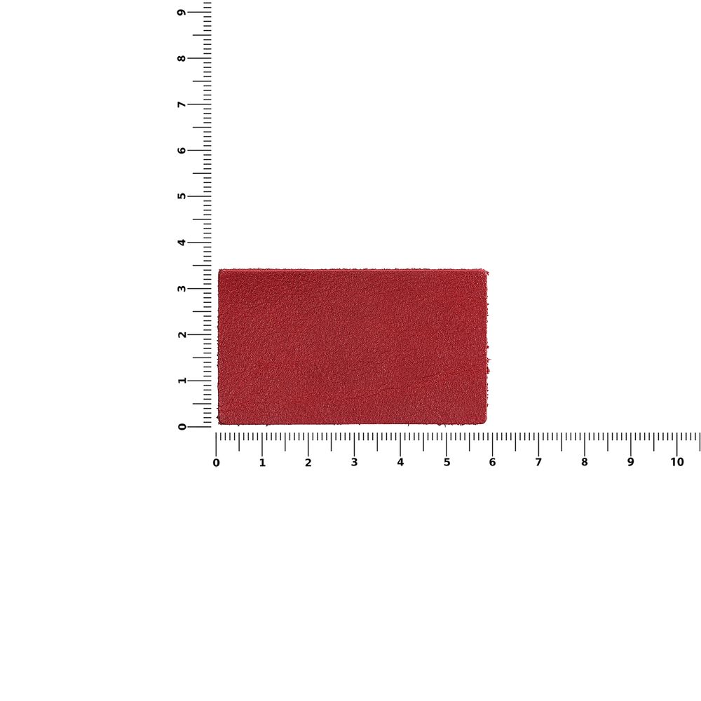 Лейбл кожаный Pasek, M, красный