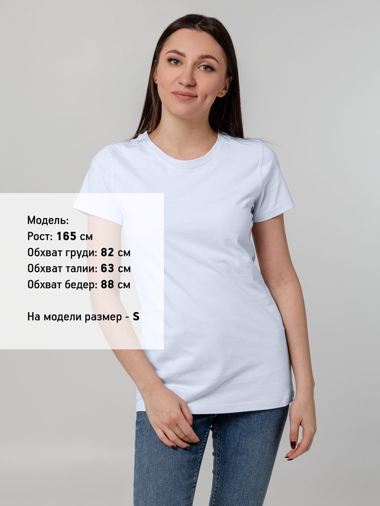 Футболка женская T-bolka Stretch Lady, белая (холодный оттенок) Футболка женская T-bolka Stretch Lady, белая (холодный оттенок)