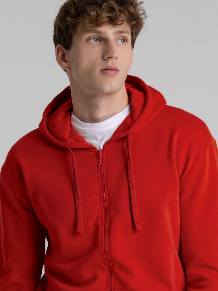 Толстовка на молнии с капюшоном Siverga Heavy 2.0, красная Толстовка на молнии с капюшоном Siverga Heavy 2.0, красная