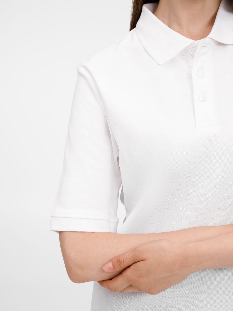 Рубашка поло унисекс Upswing, белая