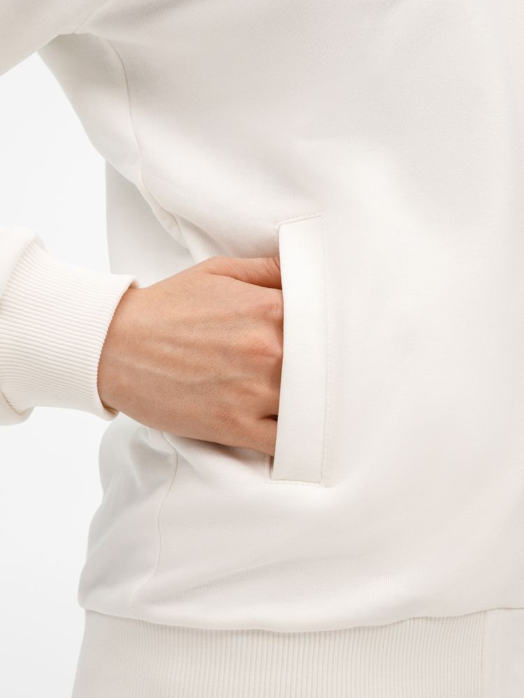 Бомбер унисекс Townie, молочно-белый Бомбер унисекс Townie, молочно-белый