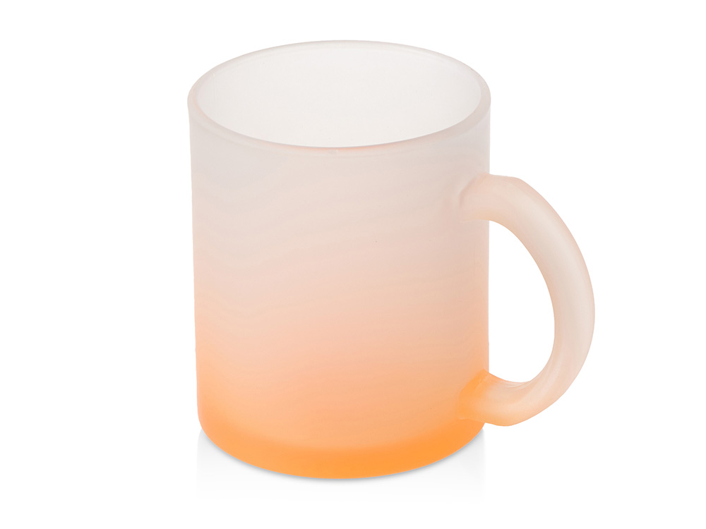 Стеклянная матовая кружка с градиентом для сублимации Омбре