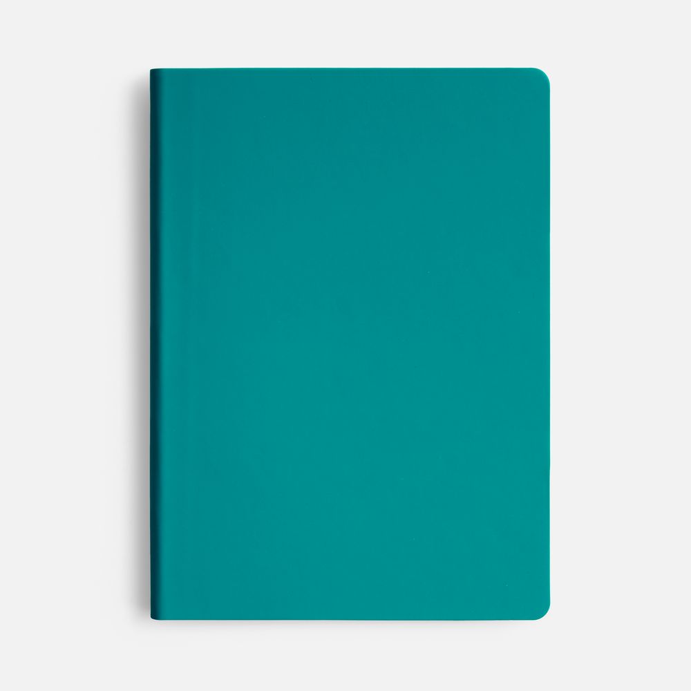 Ежедневник Flex Shall New, недатированный, бирюзовый
