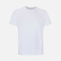 Футболка унисекс Lyam, молочно-белая