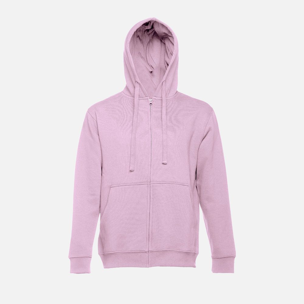 Толстовка мужская на молнии с капюшоном Amsterdam, сиреневая