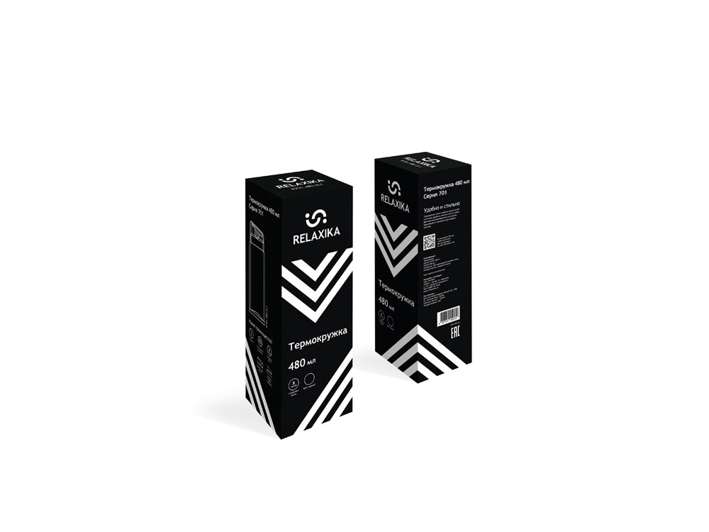 Термокружка Relaxika 701, 480 мл