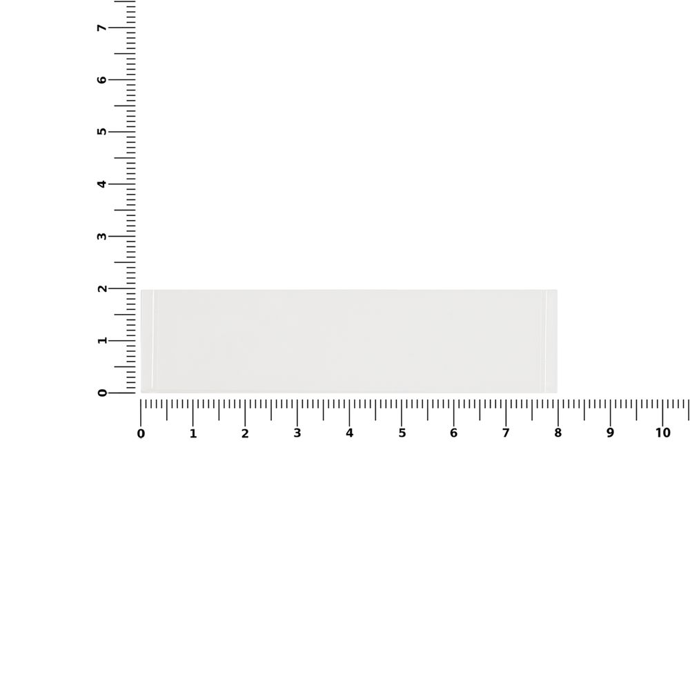 Лейбл из ПВХ Dzeta, S, прозрачный