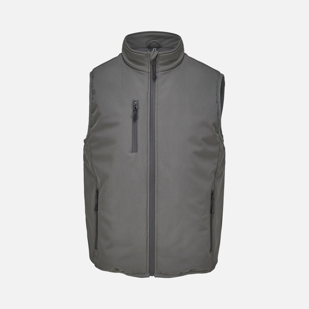 Жилет софтшелл унисекс Falcon BW, темно-серый