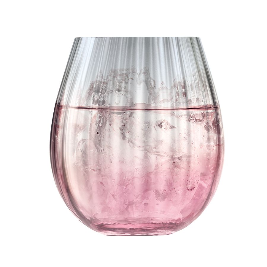 Набор из 2 стаканов Dusk, розовый с серым