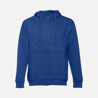 Толстовка мужская на молнии с капюшоном Amsterdam, красная