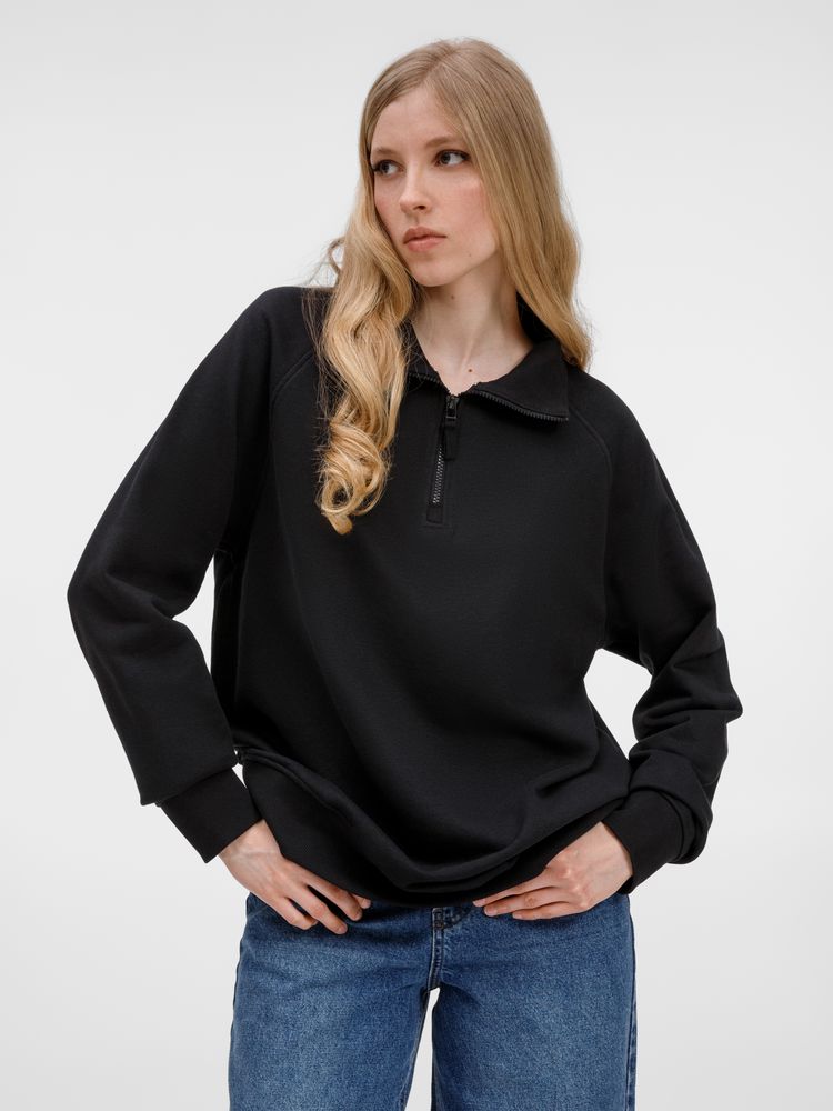 Толстовка унисекс S3, черная Толстовка унисекс S3, черная