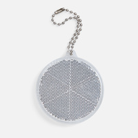 Пешеходный светоотражатель с цепочкой «Круг», синий