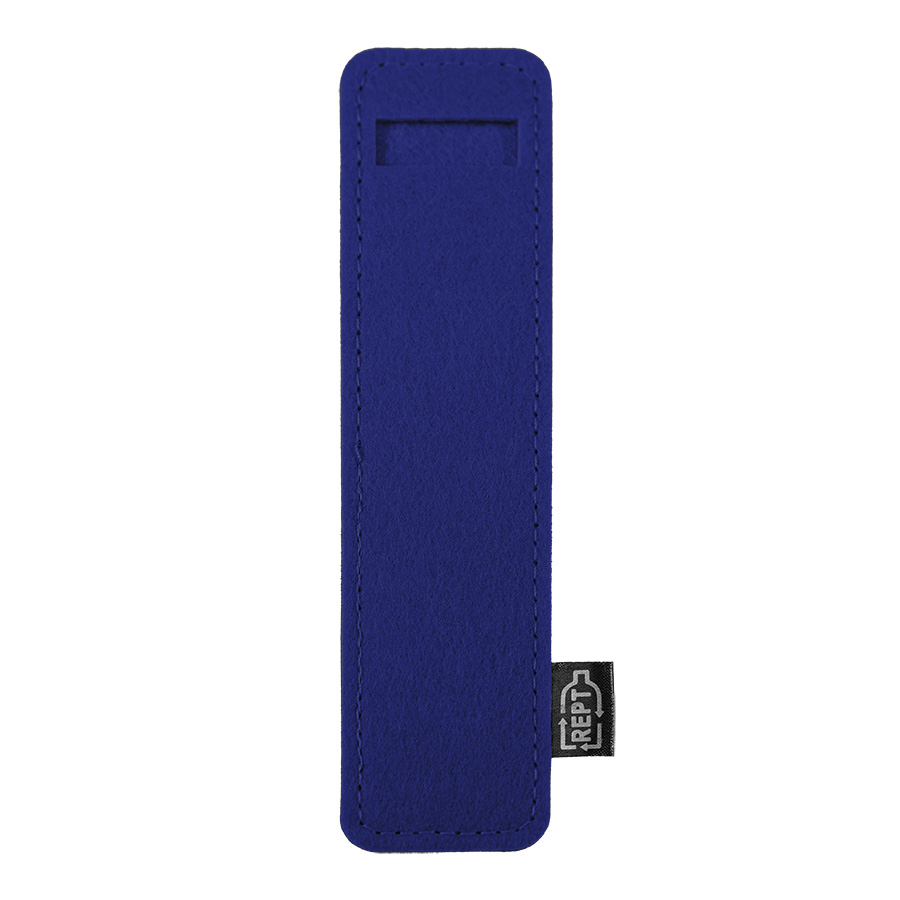 Футляр для одной ручки ELEGY 4х17 см, черный, RPET фетр