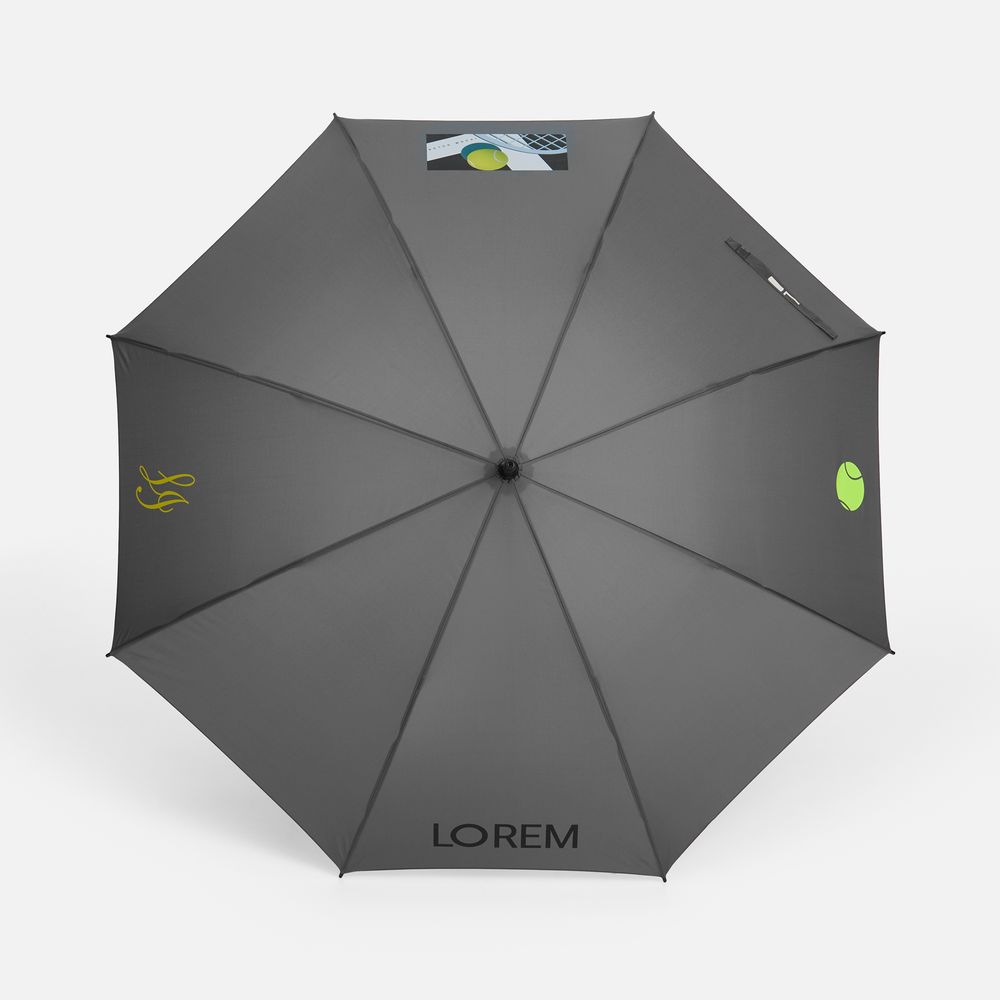 Зонт-трость Simple Golf, серый