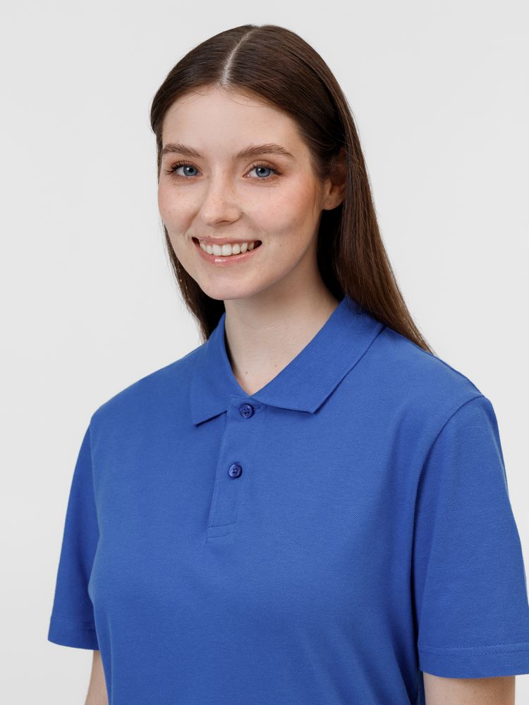 Рубашка поло унисекс Pulse, ярко-синяя (royal)