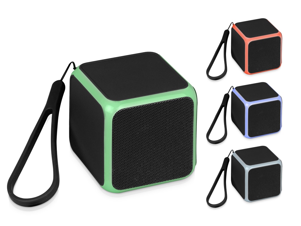 Портативная колонка Cube с подсветкой Портативная колонка Cube с подсветкой