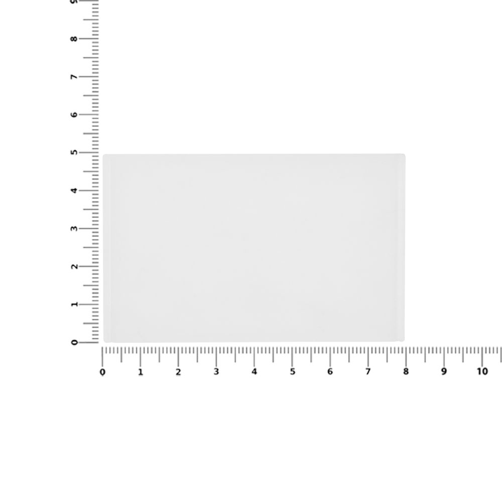 Лейбл из ПВХ Dzeta, ХL, прозрачный